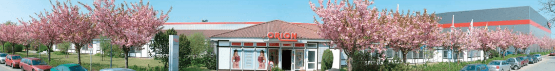 ORION, Germany - проходная завода (завод - справа)