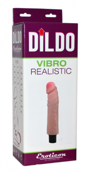 Вибратор Eroticon Vibro Realistic 23х4 cм