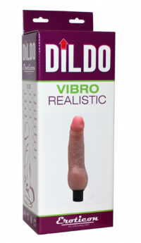 Вибратор Eroticon Vibro Realistic 24х4 cм