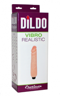 Вибратор Eroticon Vibro Realistic 24х4,1 cм