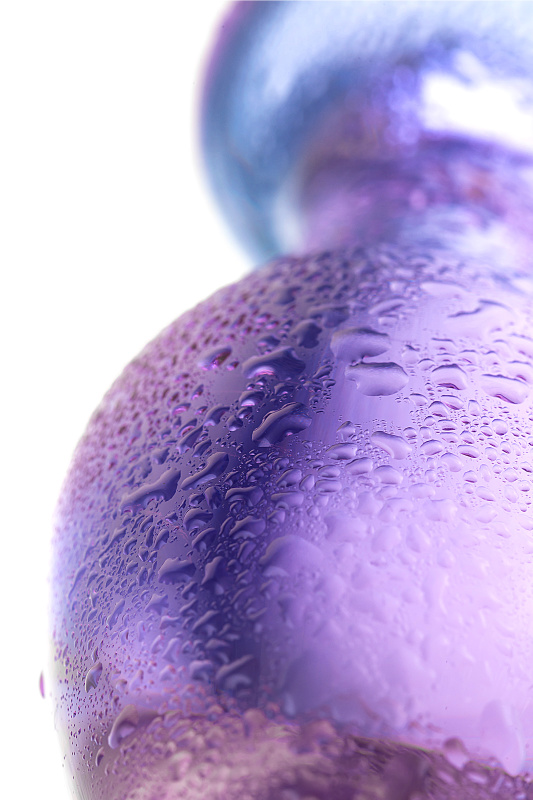 Изображение 6, Анальная втулка Sexus Glass, стекло, фиолетовая, 10 см, Ø 4 см, TFA-912014