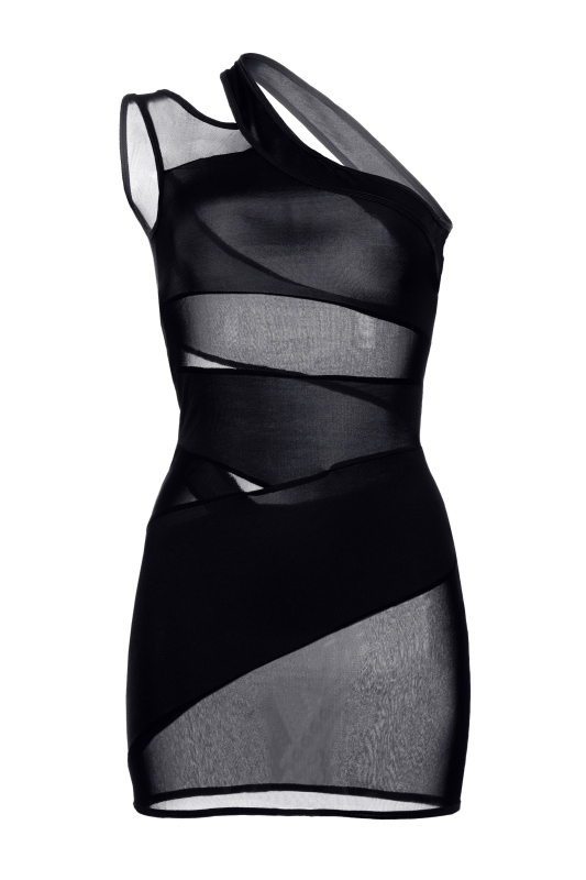 Изображение 3, Платье Candy Girl Stormy с открытым плечом, черное, OS, TFA-840018