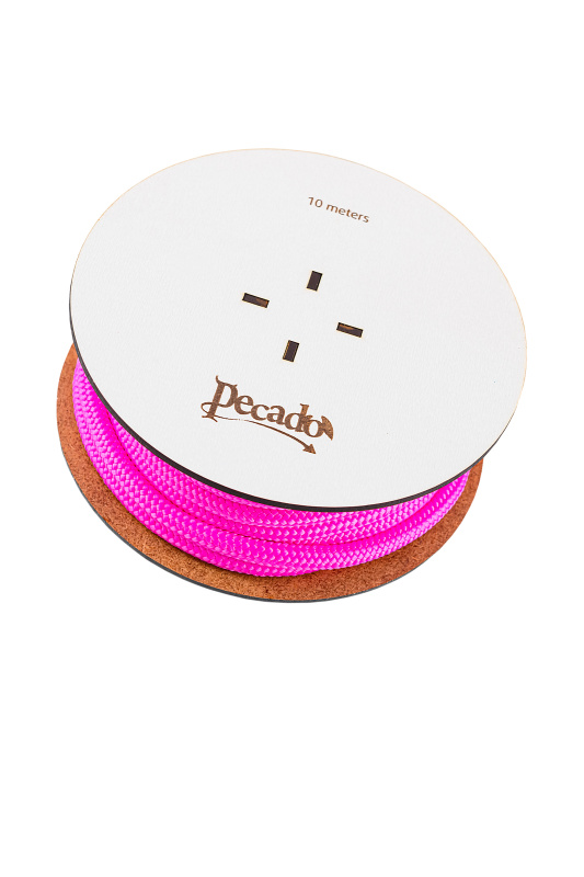Веревка для шибари Pecado BDSM, на катушке, полиамид, розовая, 10 м, TFA-6317