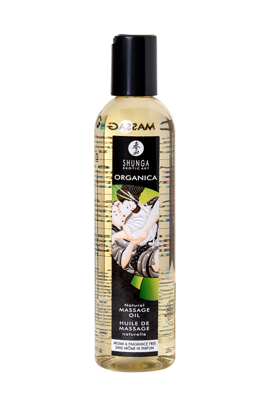 Изображение 11, Масло для массажа Shunga Organica Aroma and Fragrance Free, возбуждающее, 240 мл, TFA-1122