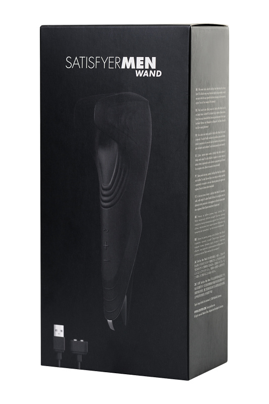 Изображение 13, Мастурбатор нереалистичный Satisfyer Men Wand , силикон, чёрный, 20 см., TFA-J2018-27-9