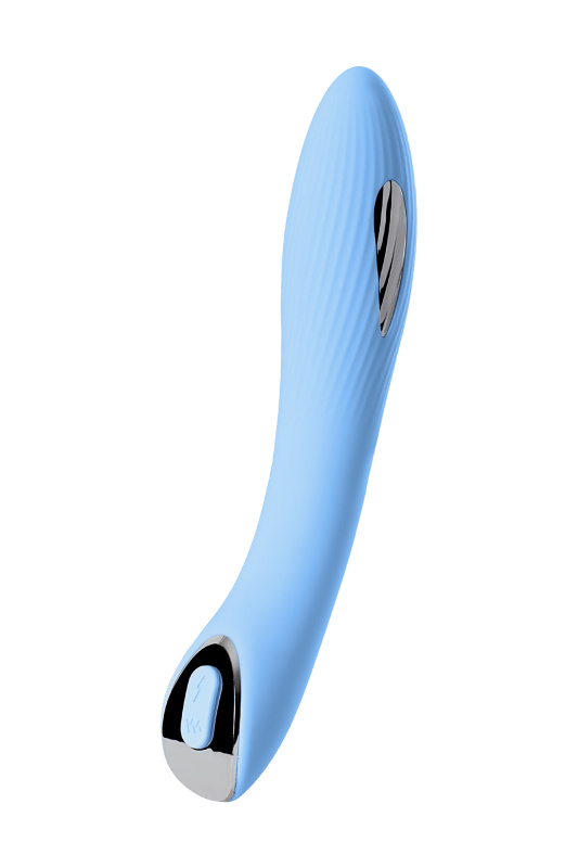 Изображение 2, Вибратор с электростимуляцией PHYSICS TESLA G-POINT, силикон, голубой, 21 см, TFA-796004