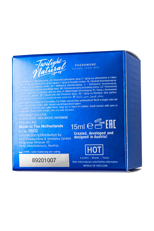 Изображение 6, Духи с феромонами HOT Twilight, мужские, 15 мл, FER-55032