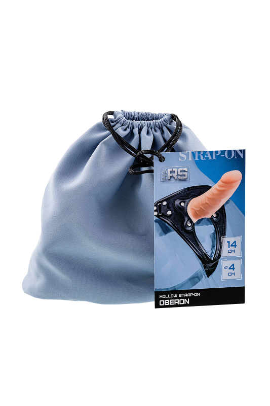 Изображение 7, Фаллопротез RealStick Strap-On Oberon, TPE, телесный, 14 см, TFA-972016