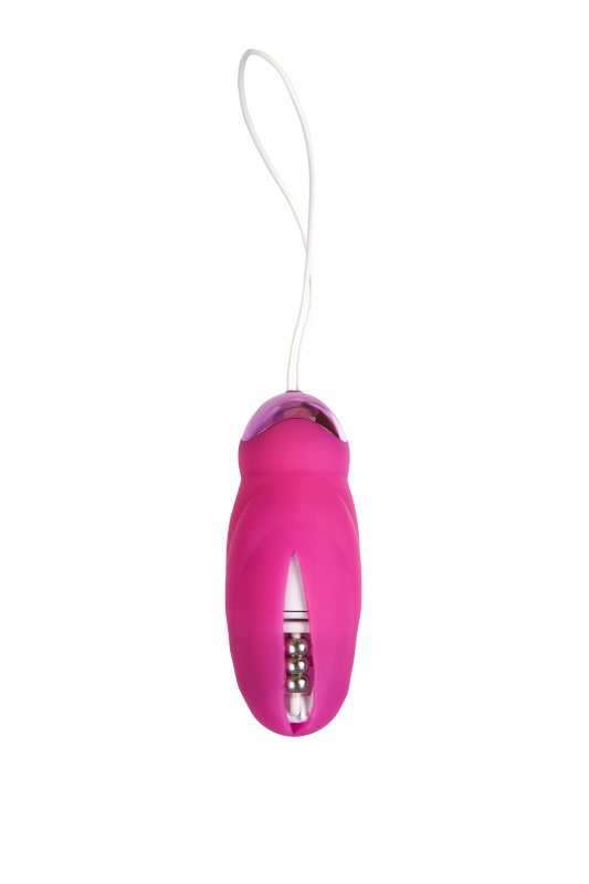 Изображение 3, Виброяйцо с пульсирующими шариками JOS Circly, силикон, розовое, 9 см, TFA-783041
