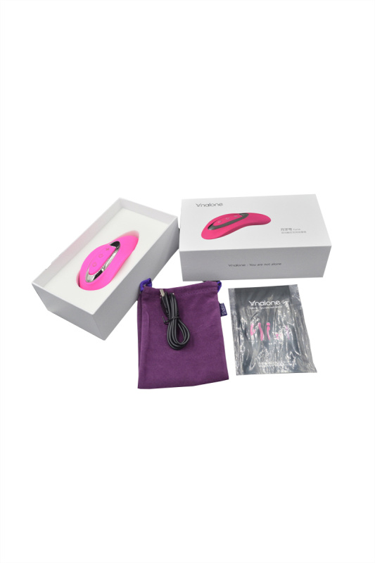 Изображение 5, Вибромассажер Nalone Curve, силикон, розовый, 11,5 см, TFA-VS-VR17