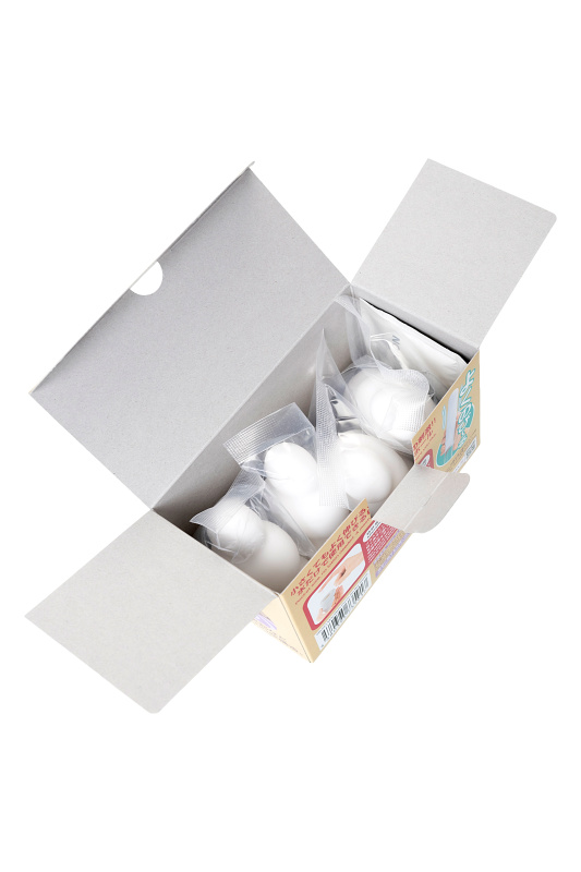 Изображение 9, Мастурбатор нереалистичный MensMax Pucchi Set Box Sweets, TPE, белый, 6,5 см, TFA-MM-65