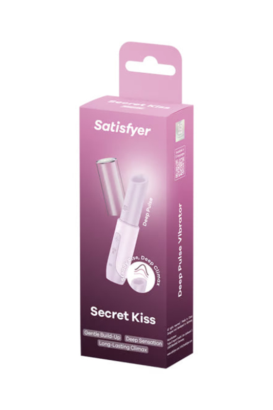 Изображение 3, Мини-вибратор с 3D пульсацией Satisfyer Secret Kiss с USB-C зарядкой, силикон, ABS, розовый, 13 см, TFA-4078519 Изображение 3, Мини-вибратор с 3D пульсацией Satisfyer Secret Kiss с USB-C зарядкой, силикон, ABS, розовый, 13 см, TFA-4078519