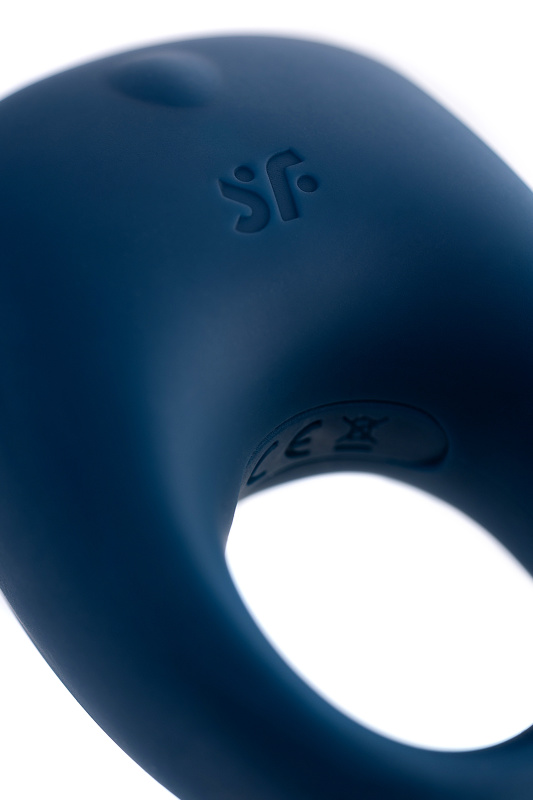 Изображение 15, Эрекционное кольцо на пенис Satisfyer Strong, силикон, синий, 7 см., TFA-J2008-18