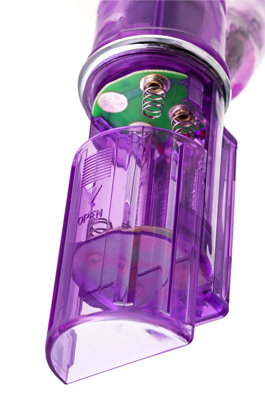 Изображение 11, Вибратор с клиторальным стимулятором TOYFA A-Toys High-Tech fantasy, TPE, фиолетовый, 26,5 см, TFA-761035