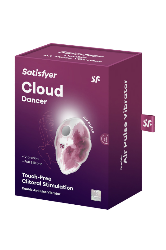 Изображение 6, Вакуумный стимулятор клитора Satisfyer Cloud Dancer, силикон, красный, 9 см, TFA-J2018-275-1