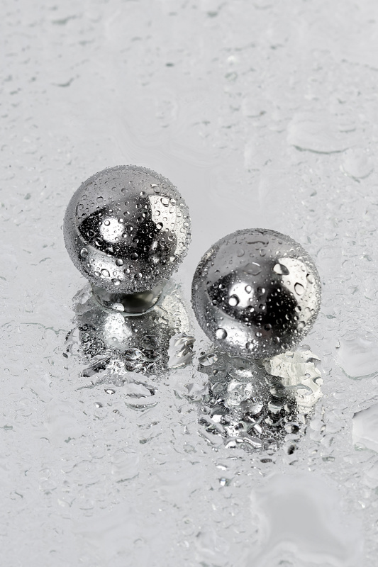 Изображение 4, Вагинальные шарики Metal by TOYFA, металл, серебристые, Ø 3 см, TFA-715009