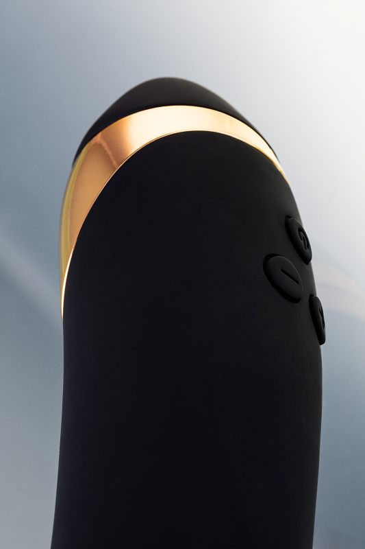 Изображение 17, Нереалистичный вибратор WANAME D-SPLASH Storm, силикон, черный, 22,5 см, TFA-481001