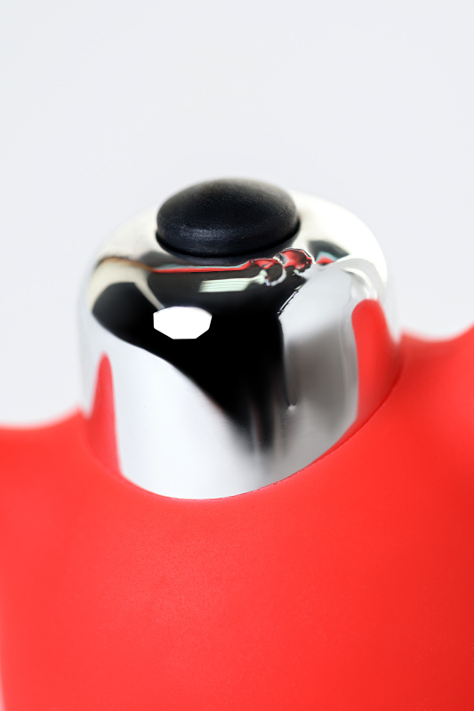 Изображение 8, Виброкольцо с хвостиком JOS NICK, силикон, красный, 13,5 см, TFA-782021