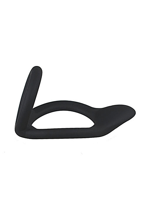 Изображение 2, Двойное эрекционное кольцо на пенис Levett Marcus, силикон, черное, TFA-16009