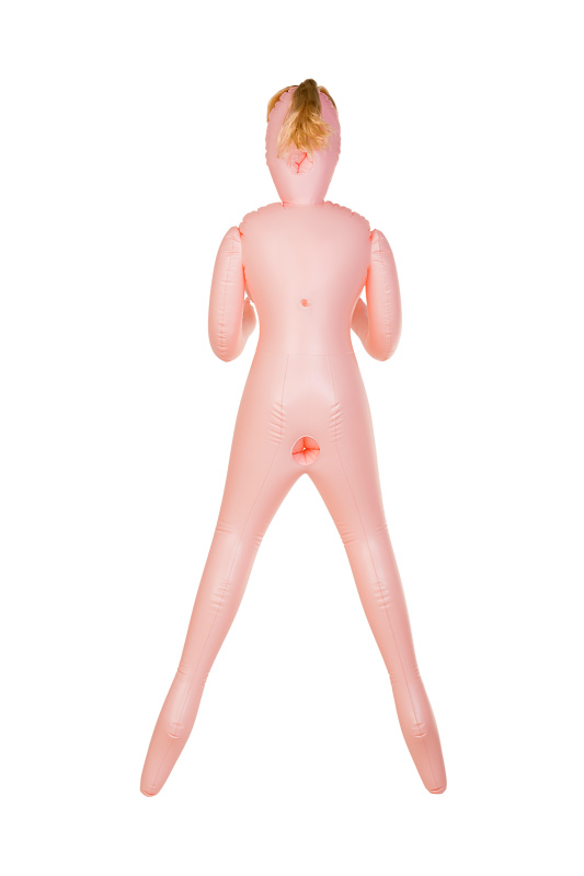 Изображение 4, Кукла надувная Dolls-X by TOYFA Hannah, блондинка, с тремя отверстиями, кибер вставка: вагина, TFAM-117009