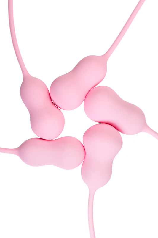 Изображение 9, Набор вагинальных шариков Flovetta by Toyfa TULIPS, силикон, розовый, 5,3 см, TFA-457710