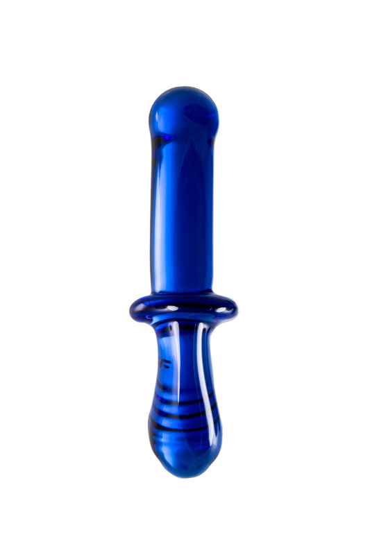 Изображение 2, Двусторонний фаллоимитатор Satisfyer Double Crystal, стекло, голубой, 19,5 см, TFA-4045931