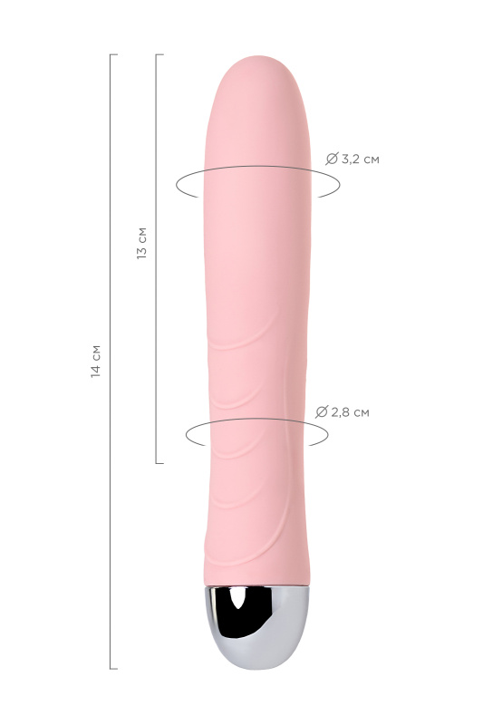 Изображение 18, Вибратор с функцией нагрева и пульсирующими шариками PHYSICS FAHRENHEIT, силикон, розовый, 19 см, TFA-796005