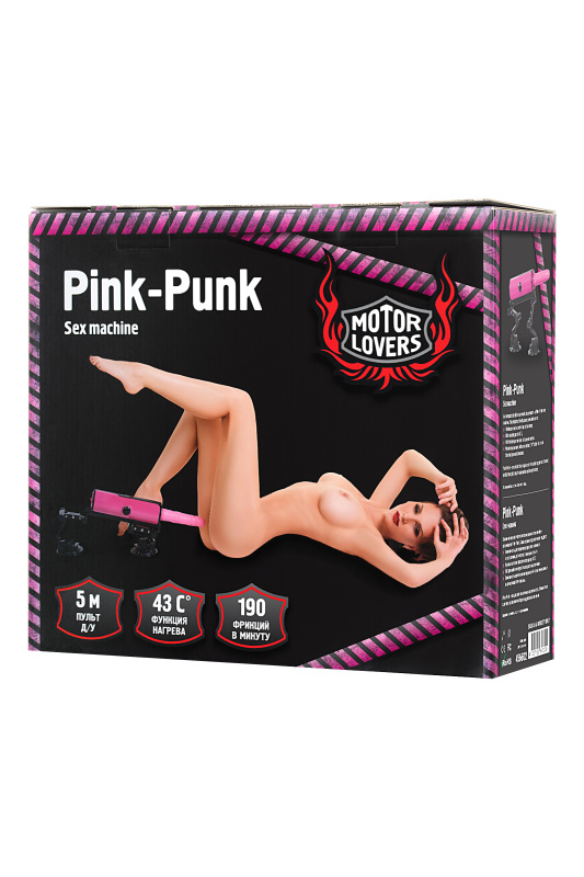 Изображение 9, Секс-машина Pink-Punk, MotorLovers, ABS, розовый, 36 см, TFA-456602