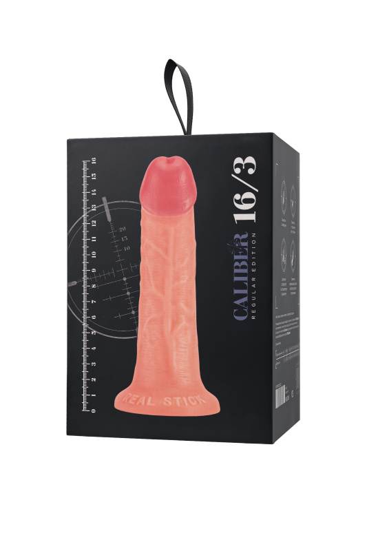 Изображение 11, Фаллоимитатор реалистичный, RealStick CALIBER, 16 см, Ø3, TFA-983005