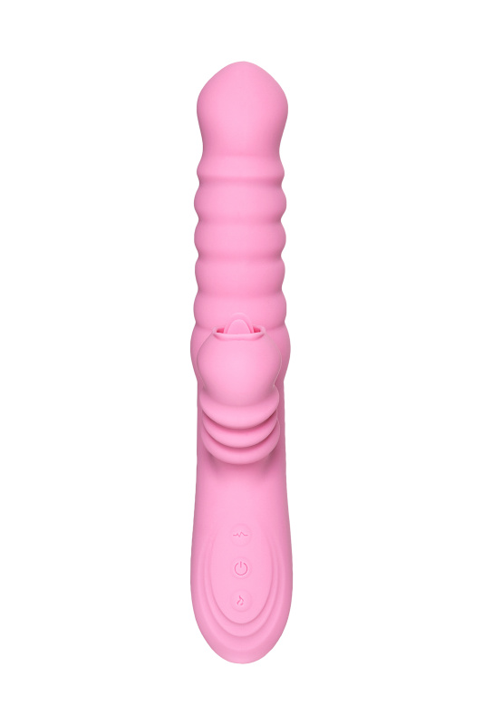 Изображение 3, Вибратор JOS Lixy, с функцией Up&Down, силикон, розовый, 23 см, TFA-783037