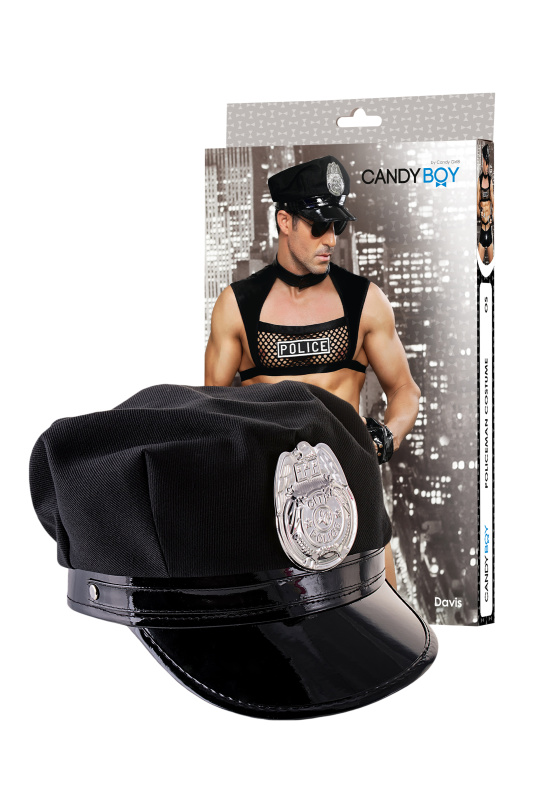 Изображение 6, Костюм полицейского Candy Boy Davis, черный, OS, TFA-801017
