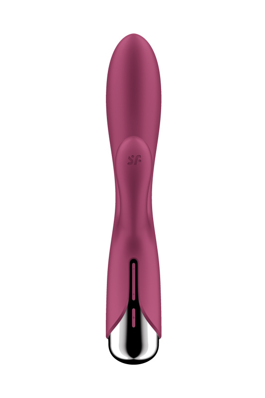 Изображение 2, Вибратор-кролик с ротацией Satisfyer Spinning Rabbit 1, силикон, бордовый, 20,5 см, TFA-4048727 Изображение 2, Вибратор-кролик с ротацией Satisfyer Spinning Rabbit 1, силикон, бордовый, 20,5 см, TFA-4048727