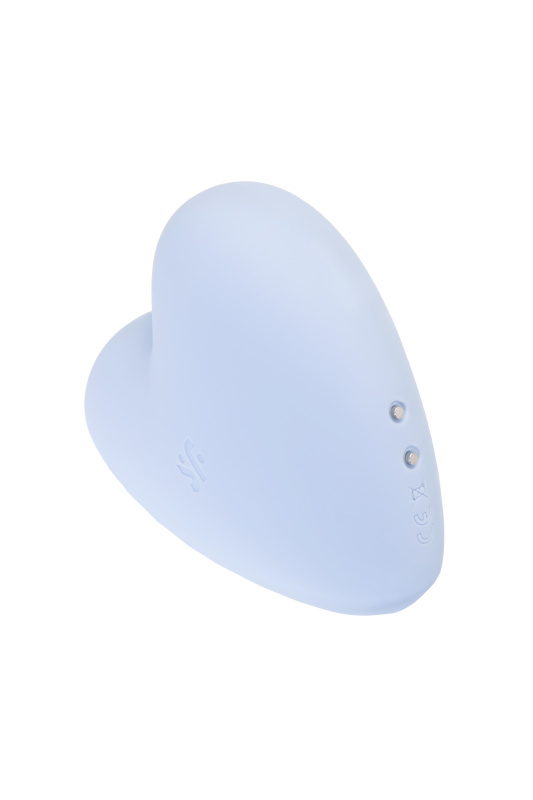 Изображение 7, Вакуум-волновой бесконтактный стимулятор клитора Satisfyer Cutie Heart, силикон, голубой, TFA-J2018-276-2