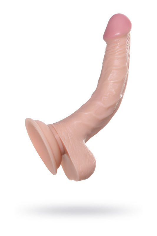 Изображение 1, Фаллоимитатор TOYFA RealStick Nude, PVC, телесный, 21 см, TFA-582010