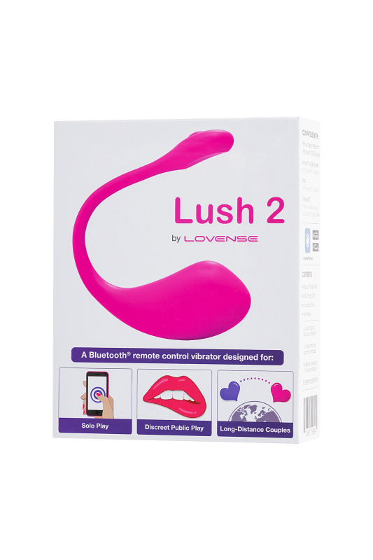 Изображение 8, Виброяйцо LOVENSE Lush 2, силикон, розовый, 18 см, TFA-LE-03