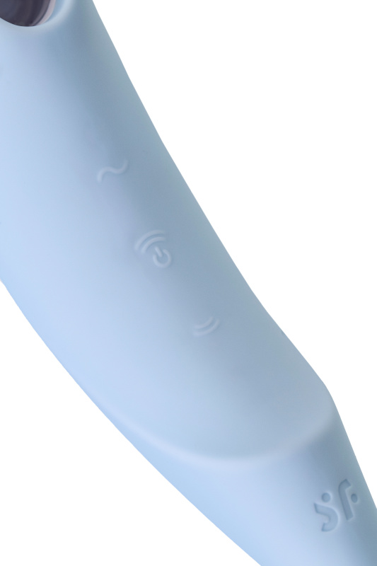 Изображение 13, Вакуум-волновой бесконтактный стимулятор клитора Satisfyer Twirling Pro, силикон, голубой, 20 см, TFA-J2018-306-1