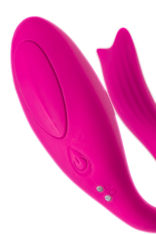 Изображение 16, Вибратор для пар A-TOYS Dolphy, силикон, розовый, 9,6 см, TFA-767001