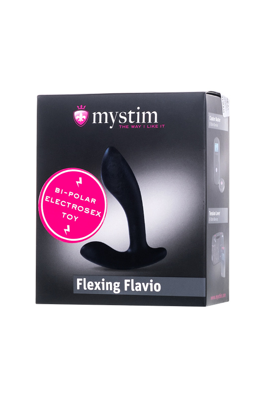 Изображение 8, Электростимулятор Mystim Flexing Flavio, силикон, черный, 9 см, TFA-46455