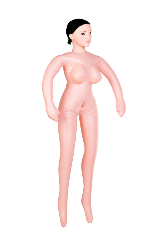 Изображение 3, Кукла надувная Dolls-X by TOYF Nurse Emilia, реалистичная голова,брюнетка, с двумя отверстиями, TFAM-117020