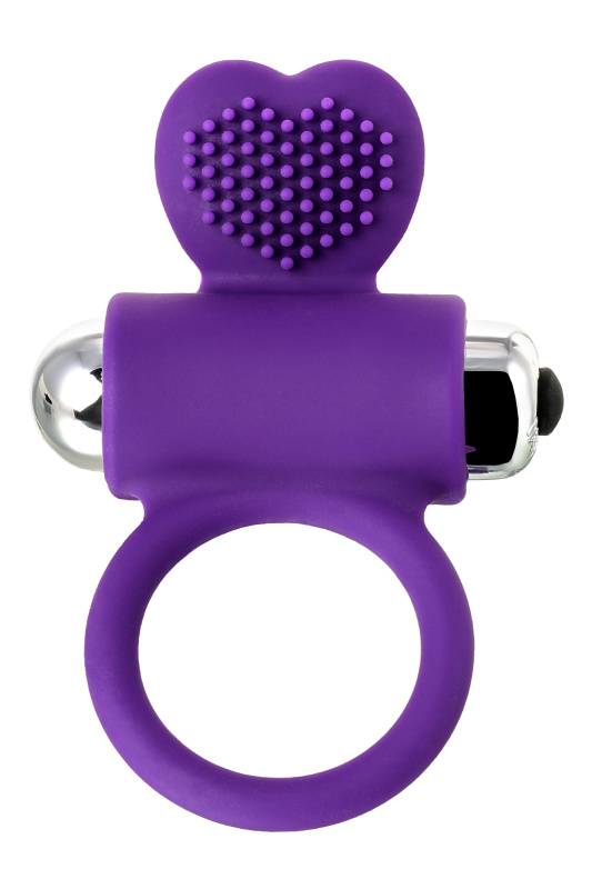 Изображение 2, Виброкольцо с ресничками JOS PERY, силикон, фиолетовый, 9 см, TFA-782008