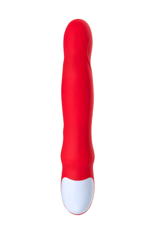 Изображение 4, Вибратор JOS Redli с двигающейся головкой, силикон, красный, 21 см, TFA-783034