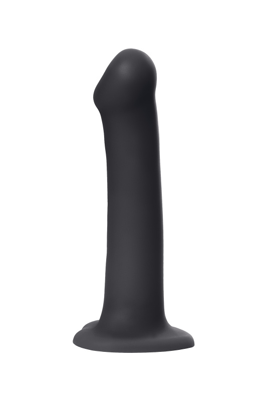Изображение 5, Ремневой нереалистичный страпон на присоске Strap-on-me, L, силикон, черный, 19 см, TFA-6013151