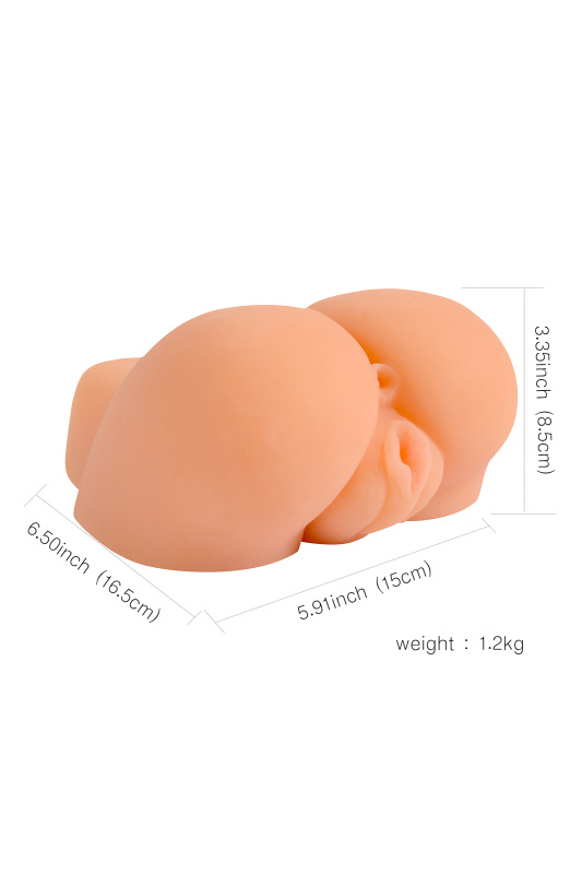 Изображение 13, Мастурбатор реалистичный вагина+анус, XISE Emily, TPR, телесный, 16,5 см., TFA-XS-MA50001-S