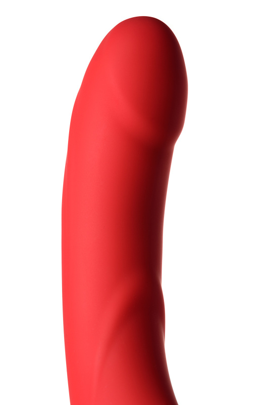 Изображение 11, Безремневой страпон Black & Red by TOYFA с вибрацией, силикон, красный, 35 см, TFA-901408-9