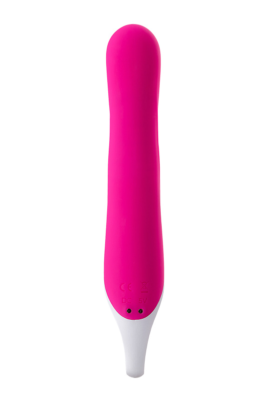 Изображение 5, Вибратор с клиторальным стимулятором JOS ELLY, с подогревом, силикон, розовый, 21,5 см, TFA-783003