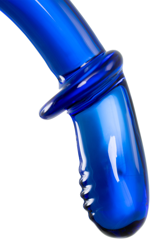Изображение 12, Двусторонний фаллоимитатор Satisfyer Double Crystal, стекло, голубой, 19,5 см, TFA-4045931