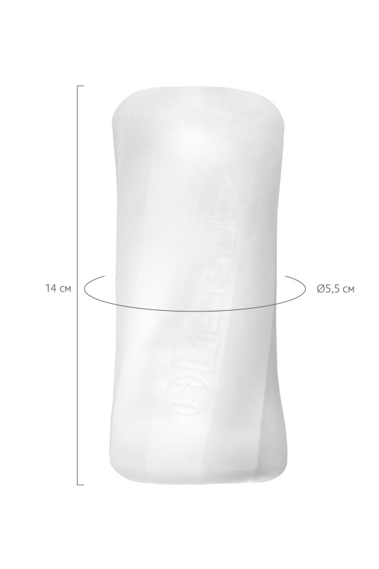 Изображение 9, Мастурбатор нереалистичный MensMax XROSS BEADS×ROCK OPEN, TPE, прозрачный, 14,2 см, TFA-MM-48