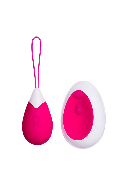 Изображение 2, Виброяйцо ToyFa A-toys Eggo с пультом ДУ, силикон, розовый, 6 см, TFA-764003