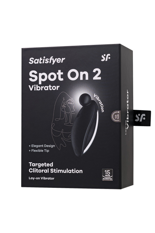 Изображение 9, Вибростимулятор клитора Satisfyer Spot On 2, черный, 9 см, TFA-4044309