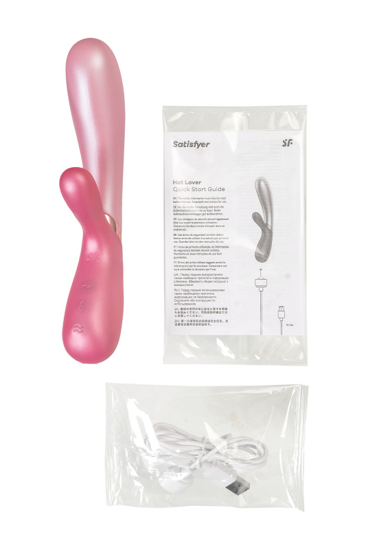 Изображение 7, Вибратор Satisfyer Hot Lover с клиторальным стимулятором, розовый, TFA-J2018-82-2